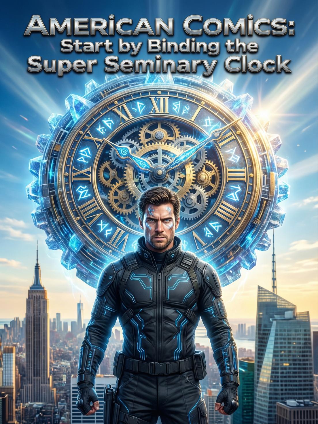 American comics: Start by binding the Super Seminary clock cover