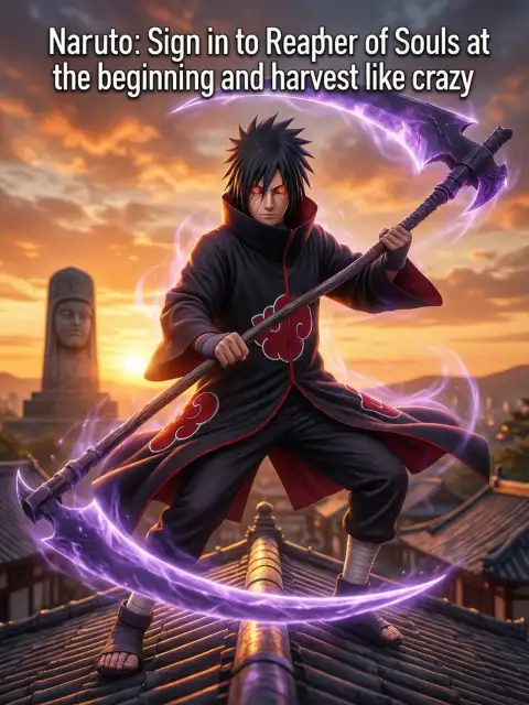 Naruto: Sign in to Reaper of Souls at the beginning and harvest like crazy cover