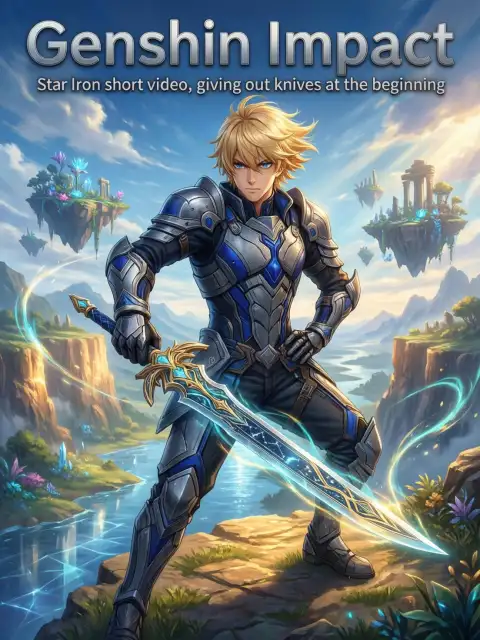 Genshin Impact Star Iron short video, giving out knives at the beginning cover