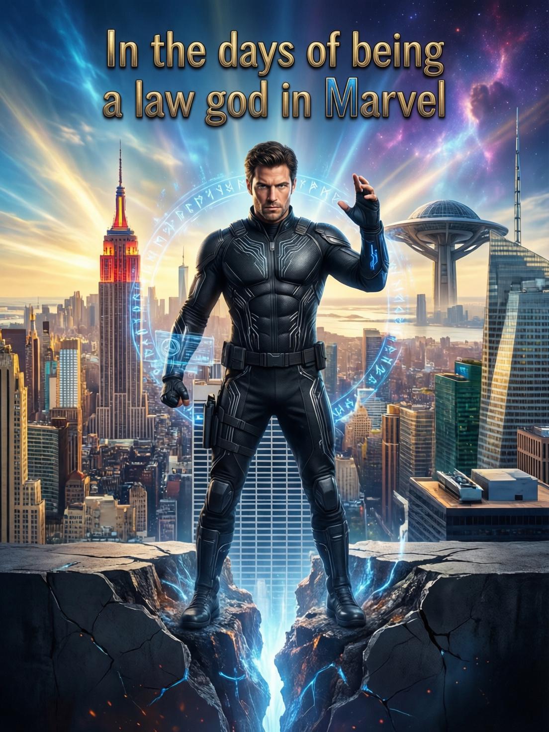 In the days of being a law god in Marvel cover