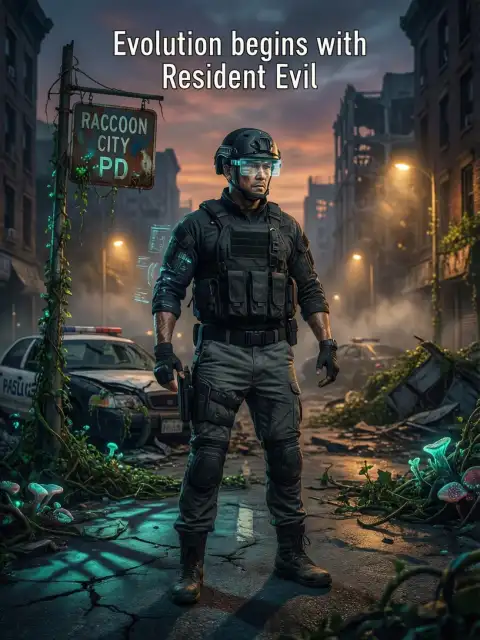 Evolution begins with Resident Evil cover