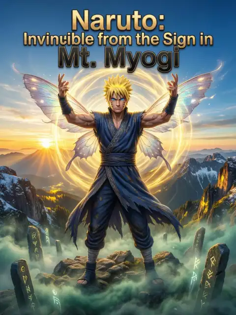 Naruto: Invincible from the sign in Mt. Myogi cover