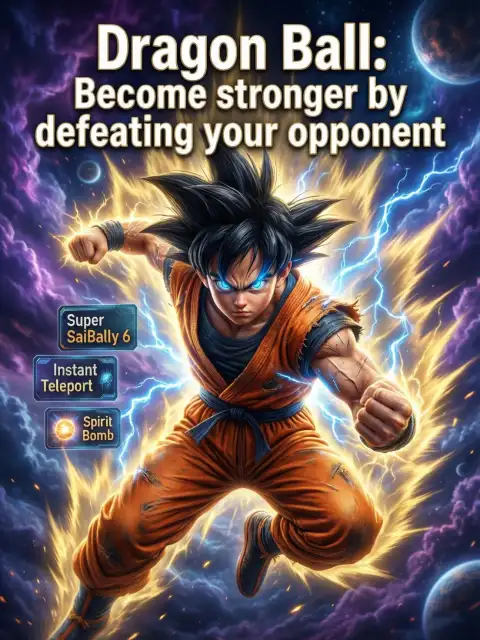 Dragon Ball: Become stronger by defeating your opponent cover
