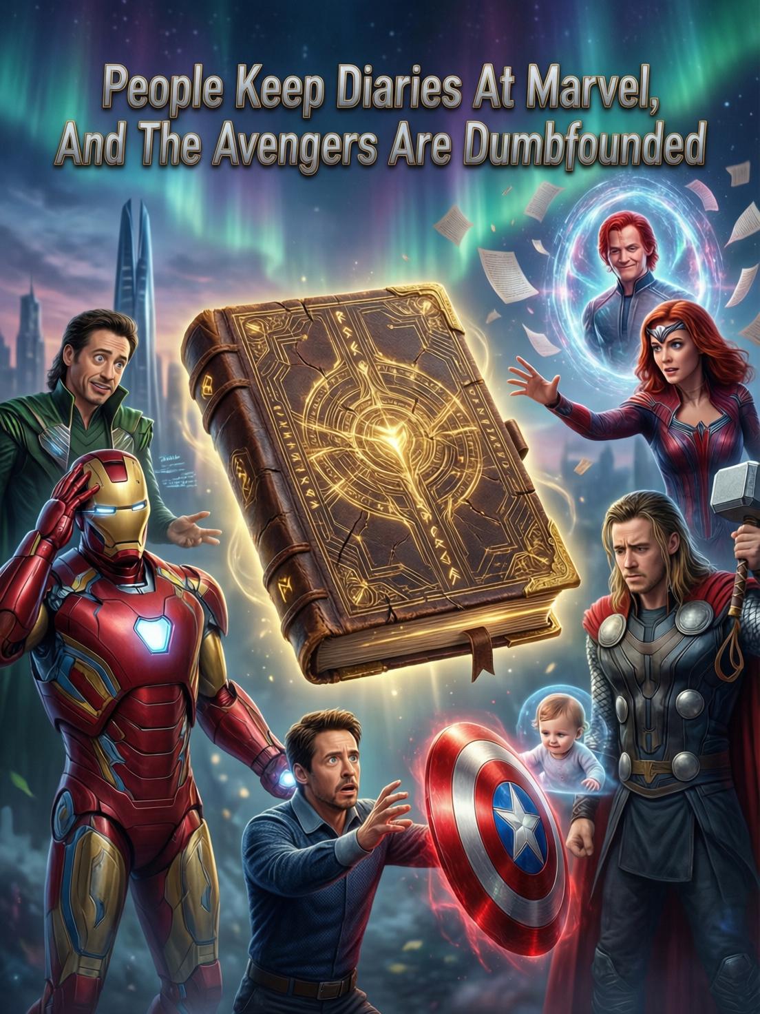 People Keep Diaries At Marvel, And The Avengers Are Dumbfounded cover