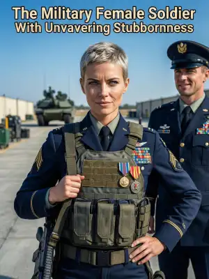 The Military Female Soldier With Unwavering Stubbornness cover