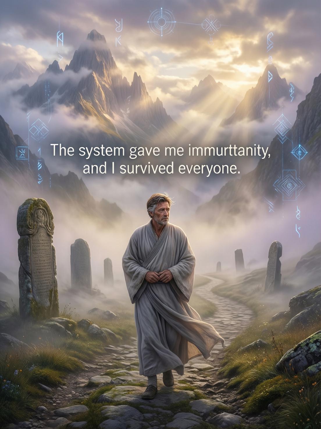 The system gave me immortality, and I survived everyone cover