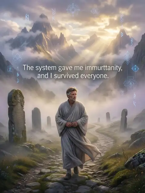 The system gave me immortality, and I survived everyone cover