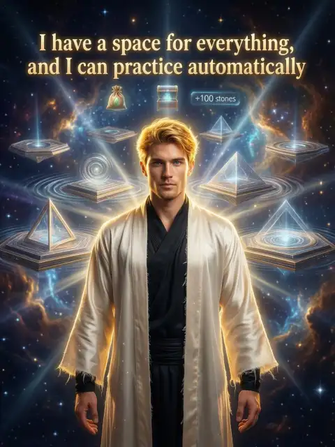 I have a space for everything, and I can practice automatically. cover