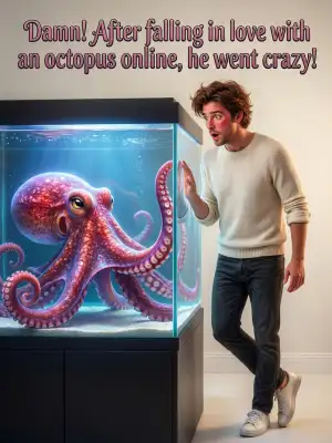 Damn! After falling in love with an octopus online, he went crazy! cover