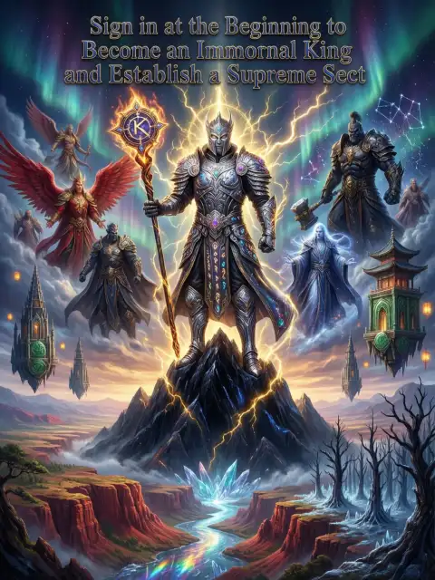 Sign in at the beginning to become an Immortal King and establish a supreme sect cover