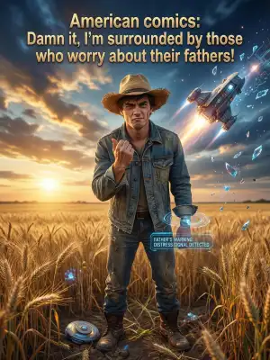 American comics: Damn it, I’m surrounded by those who worry about their fathers! cover