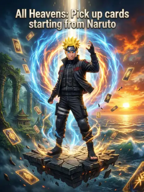 All Heavens: Pick up cards starting from Naruto cover