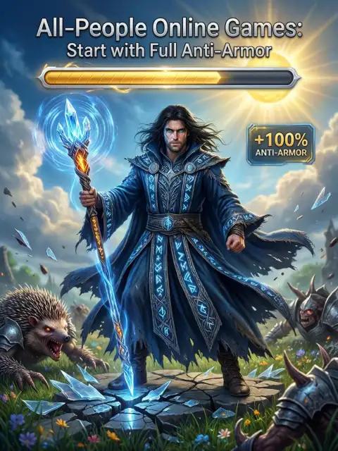 All-people online games: Start with full anti-armor cover