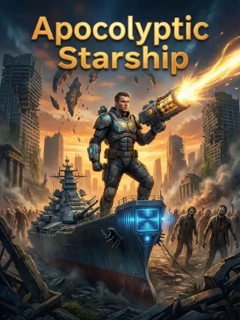 Apocalyptic starship cover