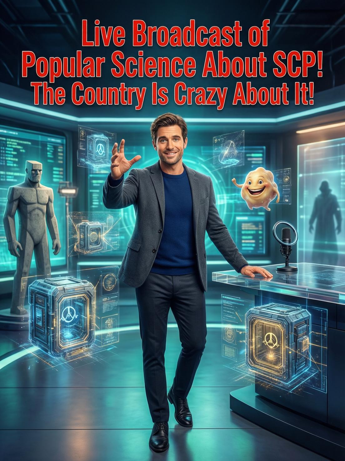 Live broadcast of popular science about SCP! The country is crazy about it! cover