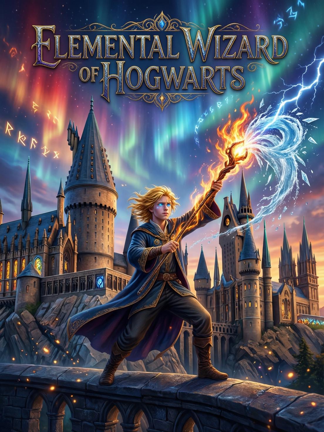 Elemental Wizard of Hogwarts cover