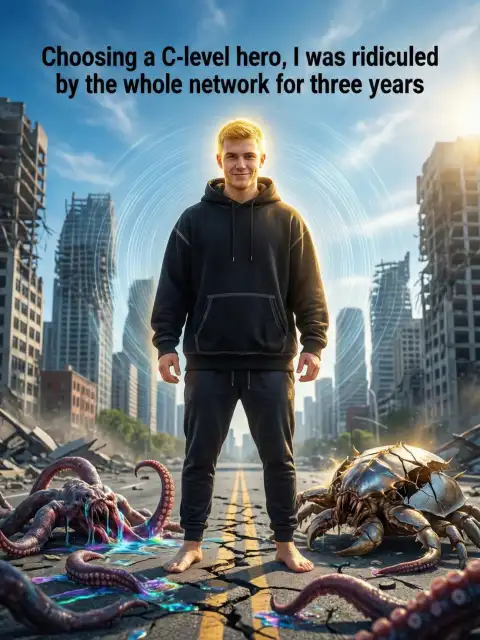 Choosing a C-level hero, I was ridiculed by the whole network for three years cover