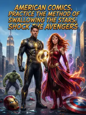 American comics, practice the method of swallowing the stars, shock the Avengers cover
