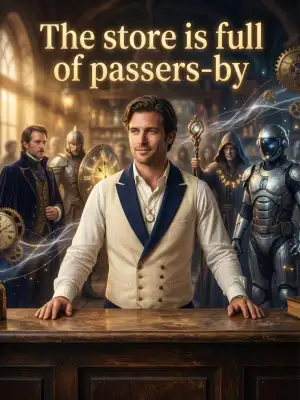 The store is full of passers-by cover