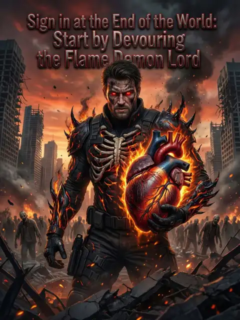 Sign in at the end of the world: Start by devouring the Flame Demon Lord cover