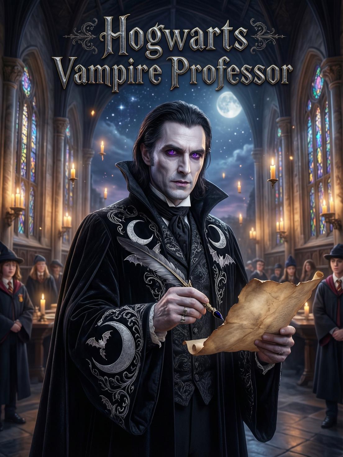 Hogwarts vampire professor cover