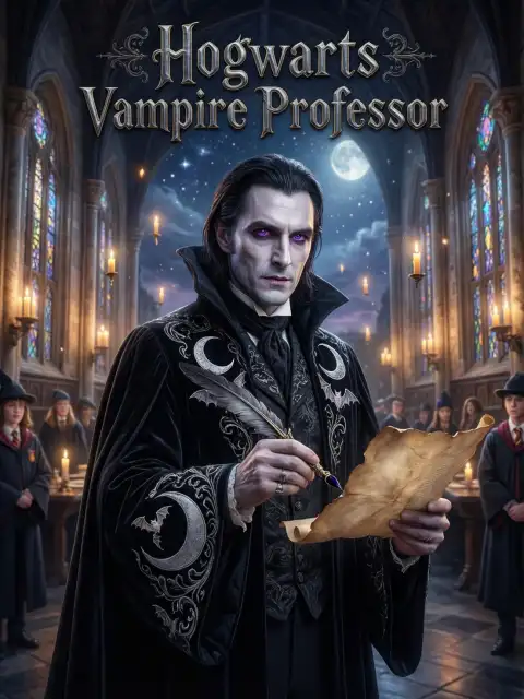 Hogwarts vampire professor cover