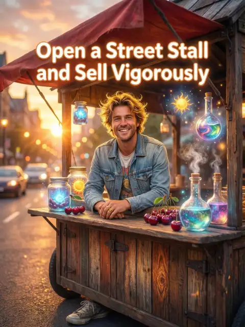 Open a Street Stall and Sell Vigorously cover