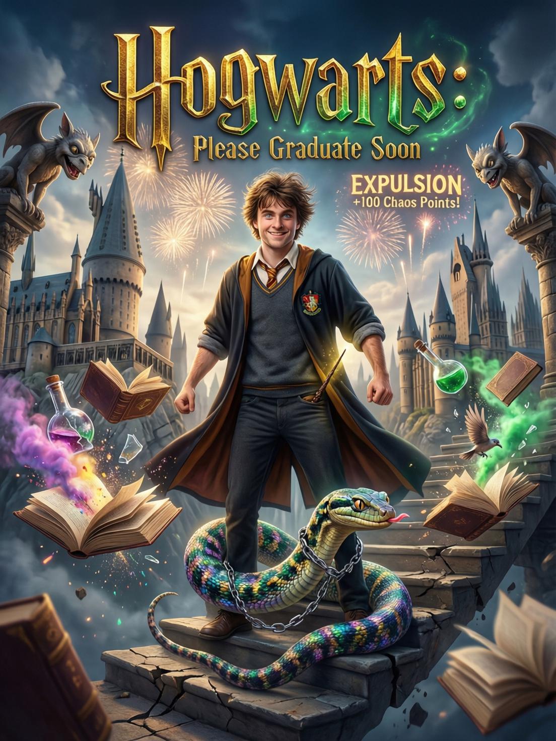 Hogwarts: Please Graduate Soon cover