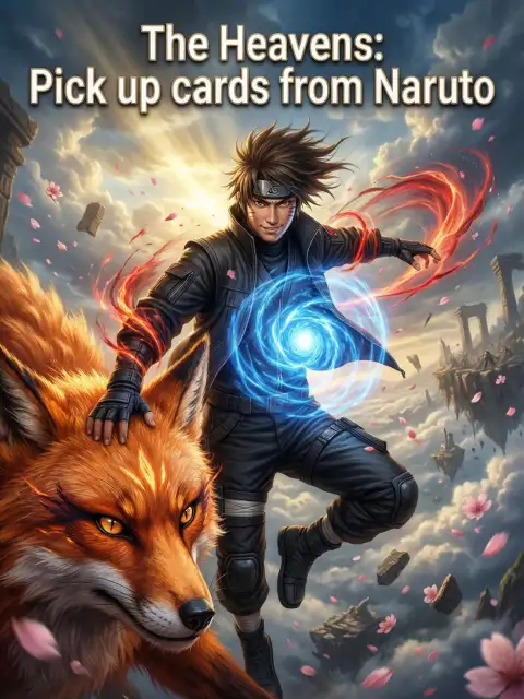 The Heavens: Pick up cards from Naruto cover