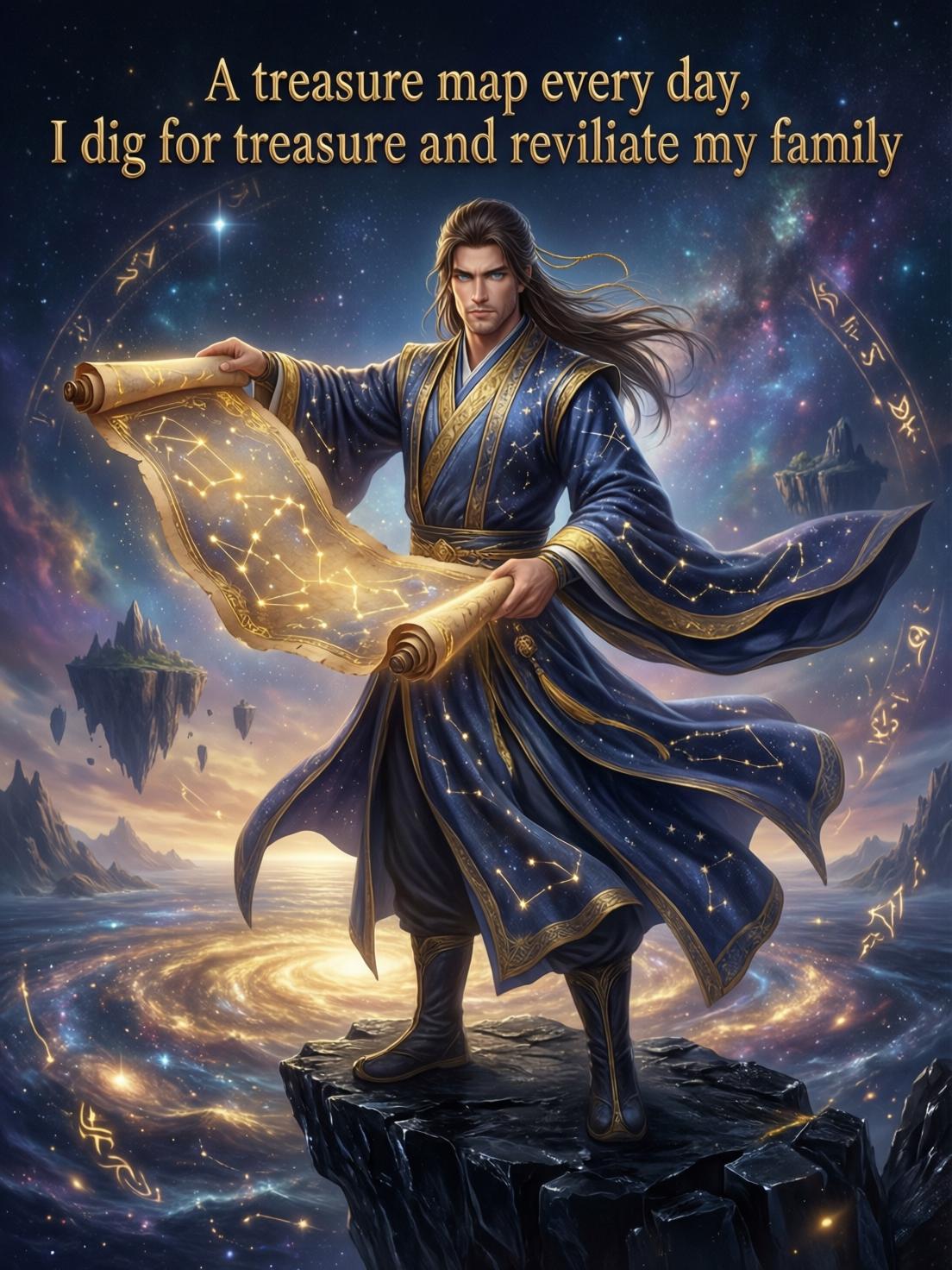 A treasure map every day, I dig for treasure and revitalize my family cover