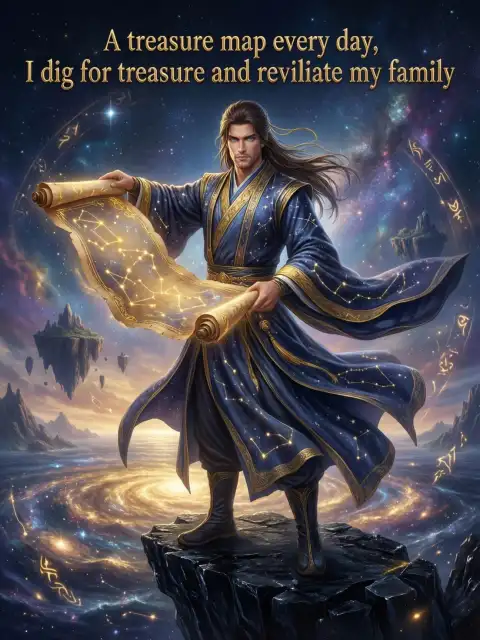 A treasure map every day, I dig for treasure and revitalize my family cover