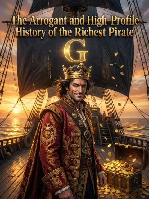The arrogant and high-profile history of the richest pirate cover