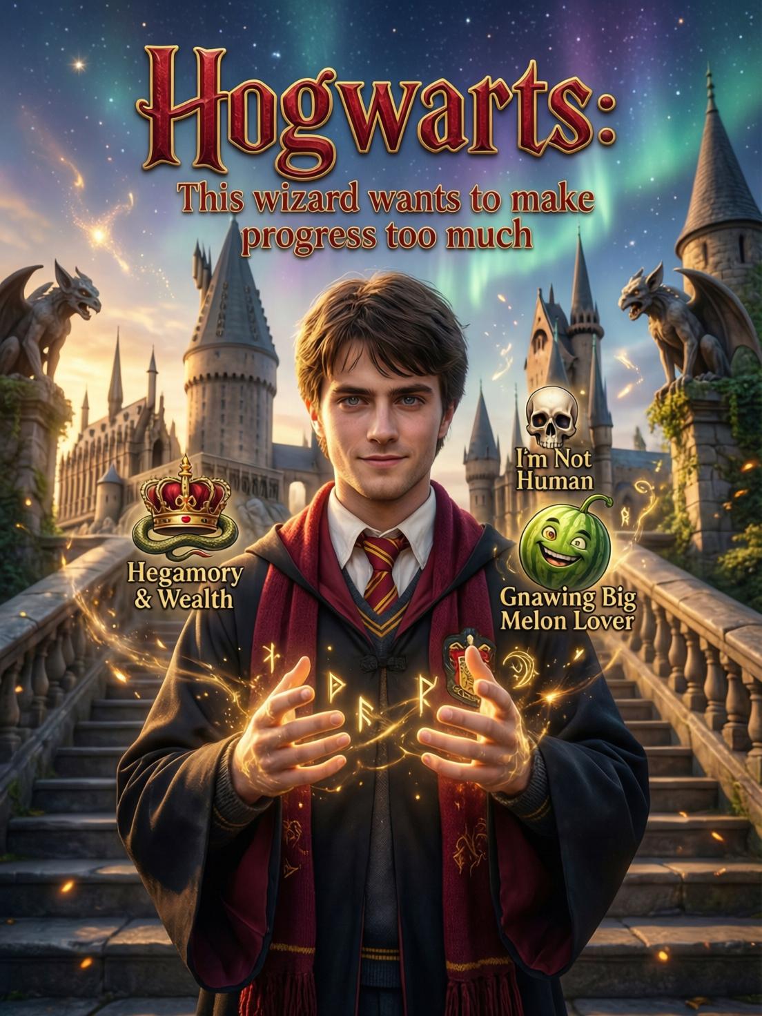 Hogwarts: This wizard wants to make progress too much cover