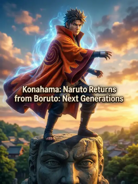 Konoha: Naruto returns from Boruto: Next Generations cover