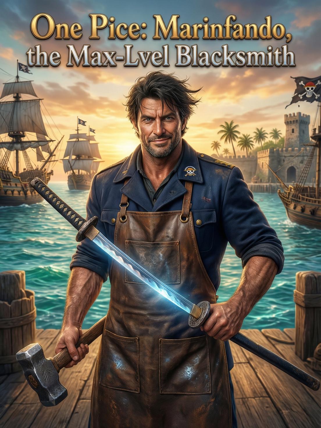 One Piece: Marinfando, the Max-Level Blacksmith cover