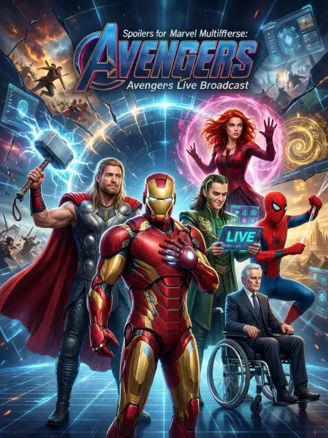 Spoilers for Marvel Multiverse: Avengers Live Broadcast cover