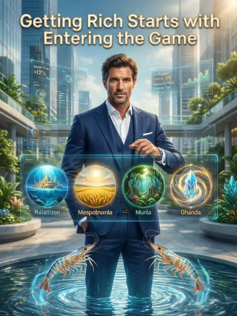 Getting rich starts with entering the game cover